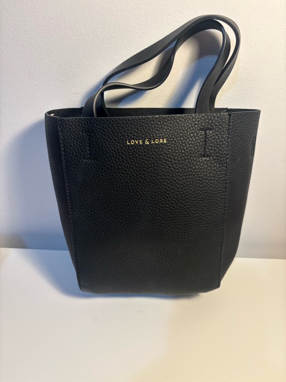 Love and Lore Pebbled Tote Bag